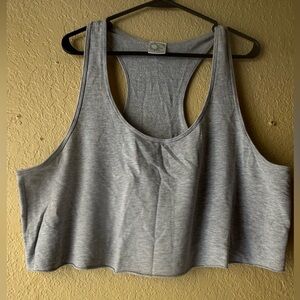 OFF LINE BY Aerie Heather Gray Tank Top